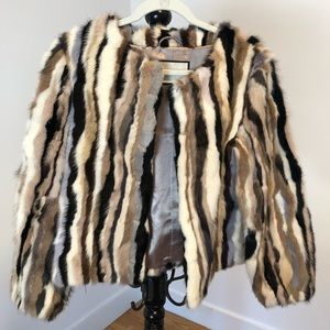 Max & Moi real fur jacket